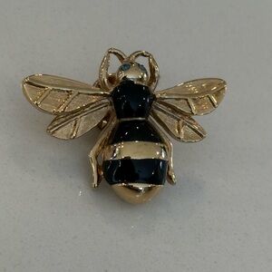 Carolee Gold and Black Bee Brooch, NWOT